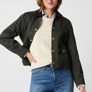 J Crew Field Green Jacket Women's M NWT